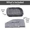 New World Dog Crate Comfort Kit - Fits Dog Crate - 30" B098KLCSFZ - Gray New