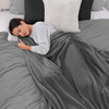 Northwest Ashford Home Cozy Warmwell Blanket Charcoal King Size 108 x 90 New