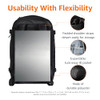 AMAZON BASICS TRAVEL BACKPACK CARRY ON FLIGHT APPROVED EXPANDABLE - BLACK New
