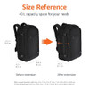 AMAZON BASICS TRAVEL BACKPACK CARRY ON FLIGHT APPROVED EXPANDABLE - BLACK New