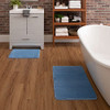 Mohawk Home 20x30" Augusta Bath Mat Sky Blue Non Slip Bathroom Rug - NEW New