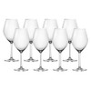 Anchor Hocking Red Wine Glasses Sondria 21 Ounce Set of 8 - Clear New