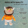 Kids Preferred Where The Wild Things are 4 Piece Plush Set - Max, Moishe, Tzippy New