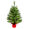 MANLATINI PRE-LIT 2FT SMALL CHRISTMAS TABLETOP XMAS TREE MNLT-XMAS-2025-7 GREEN