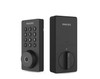 PHILLIPS SINGLE CYLINDER ELECTRONIC DEADBOLT WITH LEVER SET - MATTE BLACK