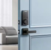 PHILLIPS SINGLE CYLINDER ELECTRONIC DEADBOLT WITH LEVER SET - MATTE BLACK