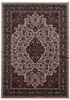 Linon Emerald Barton Cream & Rust Area Rug 6.7 X 9.7 Ft Traditional Decor New