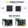 BougeRV 9BB Cell 200 Watts Solar Panel 23% High Efficiency Mono Module New