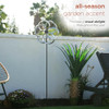 Alpine Corporation 59" Tall Outdoor Metal Wind Spinner Garden Stake New