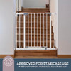 Dreambaby Liberty Walk Thru Baby Safety Gate Set with 3.5in Extension - White New