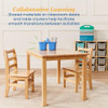ECR4Kids 2-Compartment Large Storage Caddy Organizer 6-Pack Contemporary New