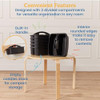 ECR4Kids 2-Compartment Large Storage Caddy Organizer, 6-Pack, Black New