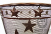 De Leon Collections Waste Basket 14" X 12" New