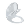 ECOEXPLORER TOILET SEAT COVER,PP ROUND TOILET SEAT WITH TODDLER SEAT - WHITE