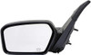 DORMAN DRIVER SIDE POWER DOOR MIRROR HEATED COMPATIBLE SELECT FORD - BLACK
