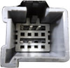 DORMAN DRIVER SIDE POWER DOOR MIRROR HEATED COMPATIBLE SELECT FORD - BLACK