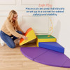 ECR4Kids SoftZone Adventurer's Summit Slide Corner Climber 4-Piece - Assorted New