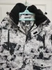 RIVIYELE SNOW SKI JACKET WINTER SPORT WINDPROOF SIZE: XS - BLACK GRAY WHITE