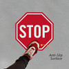 SmartSign “Stop” Anti Slip Adhesive Octagonal Floor Sign 24" x 24" B08KSD6GM1 New