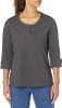 DG230W Devon & Jones Ladies' Central Cotton Blend Mélange Knit Top New