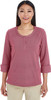 DG230W Devon & Jones Ladies' Central Cotton Blend Mélange Knit Top New