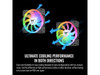 Thermaltake SWAFAN EX 12 ARGB PC Cooling Fan, 3-Fan pcak, 500 ~ 2000 RPM,