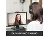 Logitech C270 HD Webcam, HD 720p, Widescreen HD Video Calling, HD Light