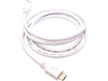 Nippon Labs 4K HDMI Cable 6 ft. - White HDMI 2.0 Cable, Supports 1080p, 3D,