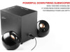 Creative Pebble Plus 2.1 USB-Powered Desktop Speakers with Powerful Down-Firing