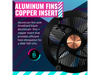 Cooler Master A71C ARGB AMD Ryzen Low-Profile CPU Air Cooler, Anodized