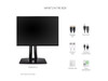 ViewSonic VP2468a 24 Inch Premium IPS 1080p Computer Monitor with Advanced