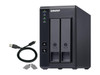 QNAP TR-002-US 2 Bay Type-C Direct Attached Storage DAS Expansion with Hardware