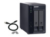 QNAP TR-002-US 2 Bay Type-C Direct Attached Storage DAS Expansion with Hardware