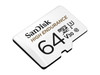 SanDisk 64GB High Endurance Video MicroSDXC Card with Adapter for Dash