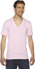 2456W American Apparel Unisex Fine Jersey Short-Sleeve V-Neck New