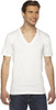 2456W American Apparel Unisex Fine Jersey Short-Sleeve V-Neck New