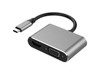 4XEM 4-in-1 HDMI, VGA, Power Delivery USB-C Dock
