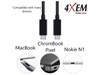 4Xem Usb-C To Usb-C Cable M/M Usb 3.1 Gen 2 10Gbps 10Ft Black