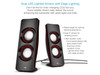 Cyber Acoustics Bluetooth Speakers with LED Lights – The Perfect Gaming, Movie,