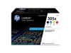 HP 305A 4-pack Black/Cyan/Magenta/Yellow Original LaserJet Toner Cartridges,
