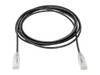 Tripp Lite Cat6 Gigabit Patch Cable Snagless RJ45 Molded Slim Black 10ft