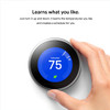Google Nest Learning Thermostat 3rd Gen T3007ES - Stainless Steel