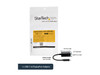 StarTech.com CDP2DP USB-C to DisplayPort Adapter - 4K 60Hz - Black - USB 3.1
