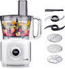 MAGICCOS 7-in-1 Large Digital Food Processors 14Cup 1000W FP416A - Pearl White