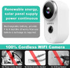 ZEEPORTE CAMERA Outdoor Security Camera System Wireless 1080P - White