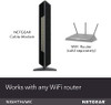 NETGEAR Nighthawk Cable Modem Up to 2 Gigabits CM1200-100NAS - Black