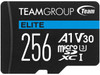 TEAMGROUP Elite A1 256GB Micro SDXC UHS-I U3 V30 A1 4K Read Speed up to