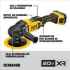 DEWALT 20V MAX XR CORDLESS BRUSHLESS 7" ROTARY POLISHER TOOL ONLY - DCM849B
