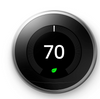 Google Nest Learning Smart Wi-Fi Thermostat STAINLESS STEEL T3007ES New