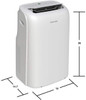 TOSHIBA 115-Volt Portable Air Conditioner Dehumidifier RAC-PD1213CWRU - WHITE